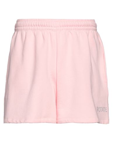 Hinnominate Man Shorts & Bermuda Shorts Pink Size M Organic Cotton