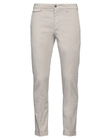 Shop Teleria Zed Man Pants Light Grey Size 33 Cotton, Elastane