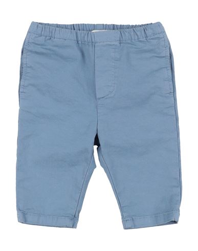 Babe And Tess Babe & Tess Newborn Boy Pants Pastel Blue Size 3 Cotton, Elastane In Blue