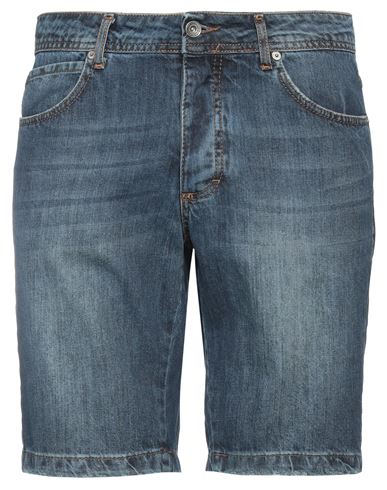 Groowe Man Denim Shorts Blue Size 38 Cotton