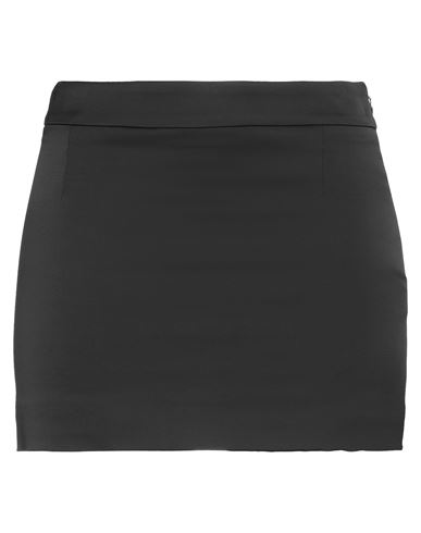 Shop Bcbgmaxazria Woman Mini Skirt Black Size 6 Viscose, Virgin Wool, Elastane
