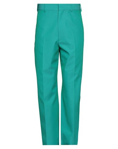 Palm Angels Man Pants Emerald Green Size 32 Polyester, Cotton
