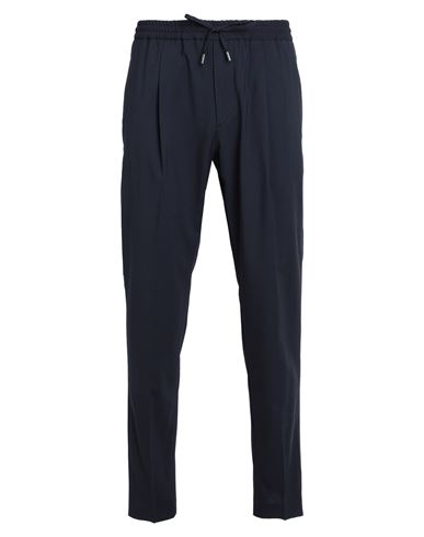 Tommy Hilfiger Man Pants Midnight Blue Size 35w-32l Polyester, Wool, Elastane
