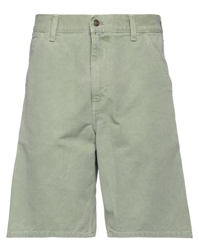 Carhartt Man Shorts & Bermuda Shorts Sage Green Size 31 Organic Cotton