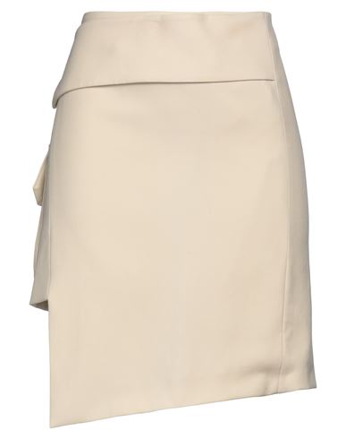 Off-white Woman Mini Skirt Off White Size 6 Virgin Wool