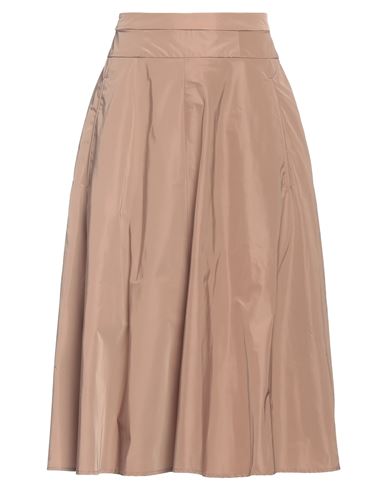 Aspesi Woman Midi Skirt Khaki Size 2 Polyester