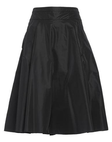 Aspesi Woman Midi Skirt Black Size 10 Polyester