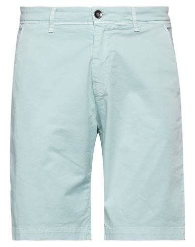Officina 36 Man Shorts & Bermuda Shorts Sky Blue Size 32 Cotton, Elastane