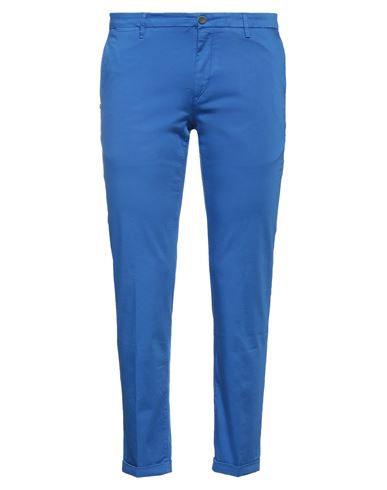 Re-hash Re_hash Man Pants Bright Blue Size 31 Cotton, Elastane