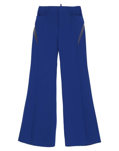 Shop Dsquared2 Woman Pants Bright Blue Size 10 Polyester, Polyurethane