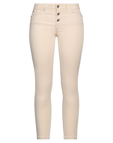 Liu •jo Woman Jeans Sand Size 28w-28l Cotton, Polyester, Elastane In Beige