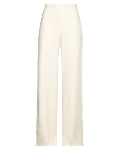 Rue Du Bac Woman Pants Cream Size 4 Polyester In White