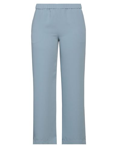 Rue Du Bac Woman Pants Pastel Blue Size 8 Polyester