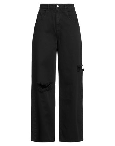 Icon Denim Woman Jeans Black Size 32 Cotton