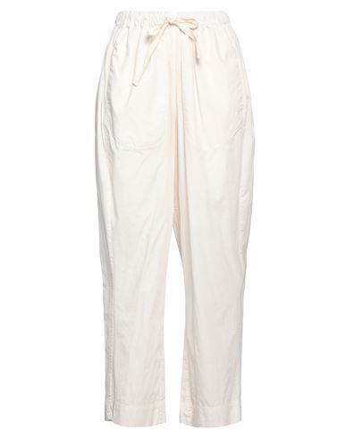 Isabella Clementini Woman Pants Cream Size 6 Cotton In White