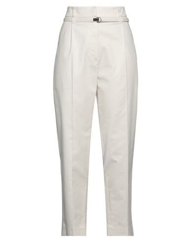 Brunello Cucinelli Woman Pants White Size 12 Cotton, Elastane