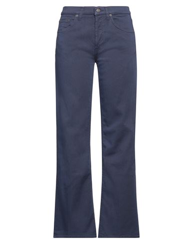 Dondup Woman Jeans Navy Blue Size 27 Cotton, Elastomultiester, Elastane