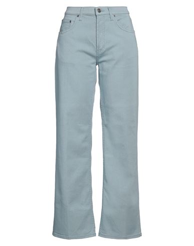 Dondup Woman Jeans Sky Blue Size 29 Cotton, Elastomultiester, Elastane In Gray