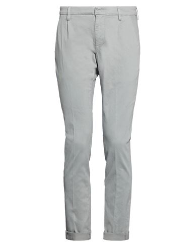 Dondup Man Pants Grey Size 30 Cotton, Elastane In Gray
