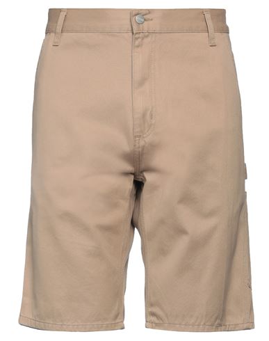 Carhartt Man Shorts & Bermuda Shorts Light Brown Size 33w-30l Cotton In Beige
