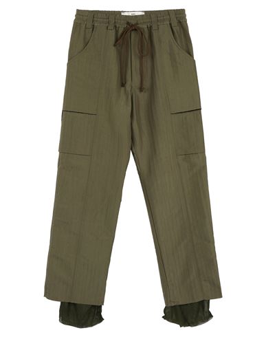 Shop Song For The Mute Man Pants Military Green Size 34 Nylon, Cotton, Polyester