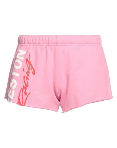Heron Preston Woman Shorts & Bermuda Shorts Pink Size S Cotton, Polyester