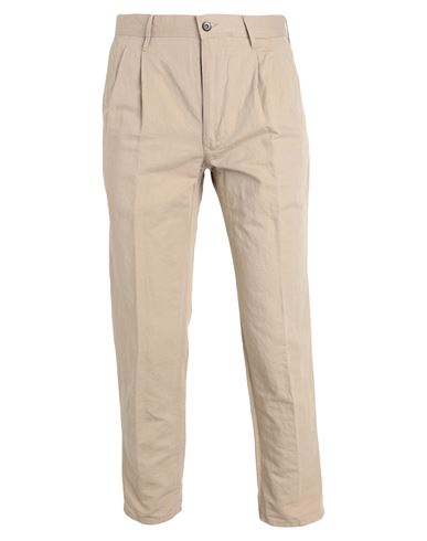 Incotex Man Pants Beige Size 35 Linen, Cotton