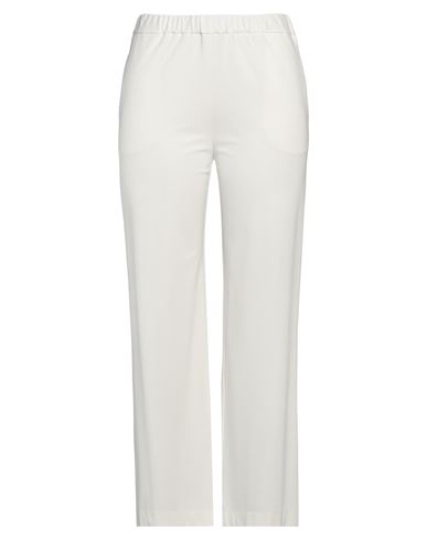 Rue Du Bac Woman Pants White Size 10 Viscose, Polyamide, Elastane In White