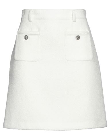 Shop Dunst Woman Mini Skirt Ivory Size S Acrylic, Polyester, Wool In White