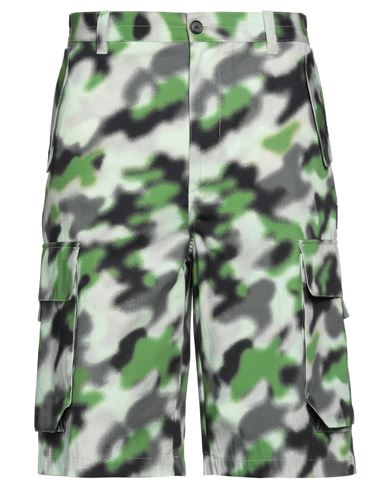 Shop Kenzo Man Shorts & Bermuda Shorts Green Size 34 Cotton