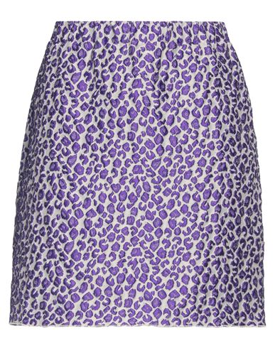 Shop The M .. Woman Mini Skirt Purple Size S Polyester, Polyamide