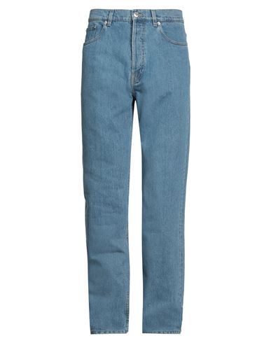 Shop Lanvin Man Jeans Blue Size 34 Cotton
