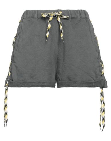 Faith Connexion Woman Shorts & Bermuda Shorts Grey Size M Cotton