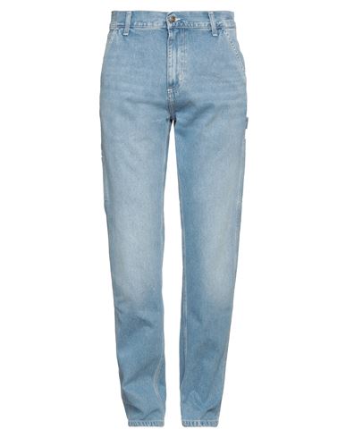 Carhartt Man Denim Pants Blue Size 33w-32l Cotton