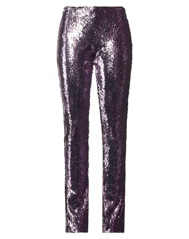 Shop Marques' Almeida Woman Pants Mauve Size 6 Recycled Polyester, Elastane In Purple