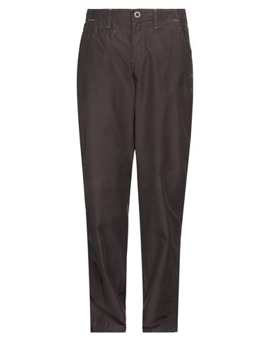 Armani Jeans Man Pants Dark Brown Size 34 Cotton