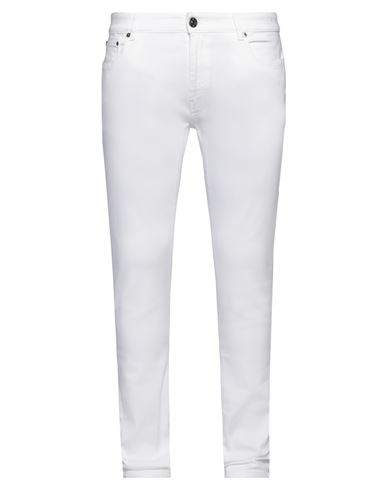 Pt Torino Man Pants White Size 36 Lyocell, Cotton, Polyester, Elastane