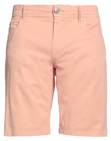 Tramarossa Man Shorts & Bermuda Shorts Salmon Pink Size 34 Cotton, Polyester, Elastane