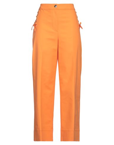 Boutique Moschino Woman Pants Orange Size 8 Cotton, Elastane