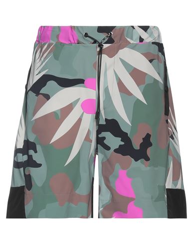 Pmds Premium Mood Denim Superior Man Shorts & Bermuda Shorts Military Green Size L Polyamide, Elasta