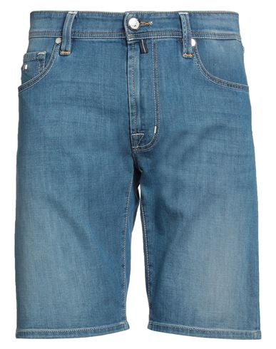 Tramarossa Man Denim Shorts Blue Size 34 Cotton, T-400 Fiber, Elastane