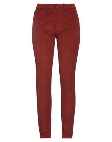 Bake° At 33° Woman Pants Rust Size 27 Cotton, Elastane In Red