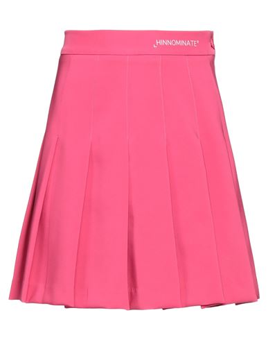 Hinnominate Woman Mini Skirt Fuchsia Size L Polyester, Elastane In Pink