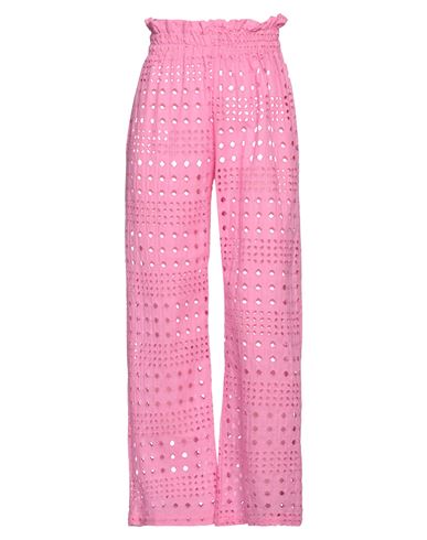 Mariuccia Woman Pants Pink Size M Cotton