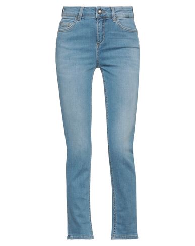 Liu •jo Woman Jeans Blue Size 28 Cotton, Elastomultiester, Elastane In Blue