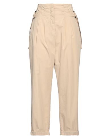Peserico Woman Pants Sand Size 6 Cotton, Elastane In Beige