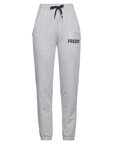 Shop Freddy Woman Pants Light Grey Size S Cotton, Polyester, Elastane