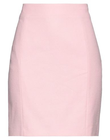 Moschino Woman Mini Skirt Pink Size 10 Cotton, Polyamide