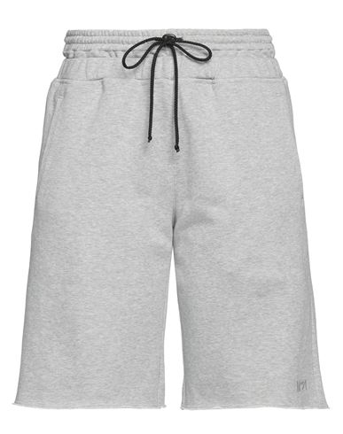 N°21 Woman Shorts & Bermuda Shorts Light Grey Size S Cotton