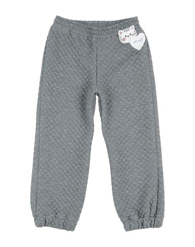 U+é Toddler Girl Pants Grey Size 5 Polyester, Elastane In Grey